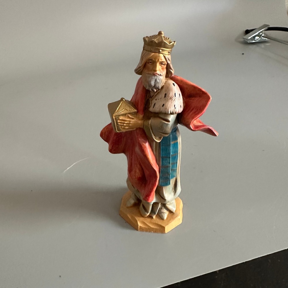 Fontanini 1992 Melchior Wise Man King Nativity Figurine 6 Inch Made in Italy